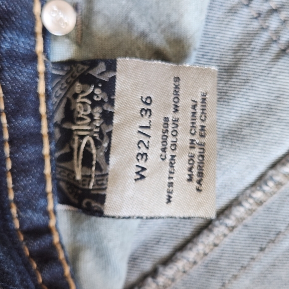 Silver Suki Jeans Size 32 - Picture 2 of 6